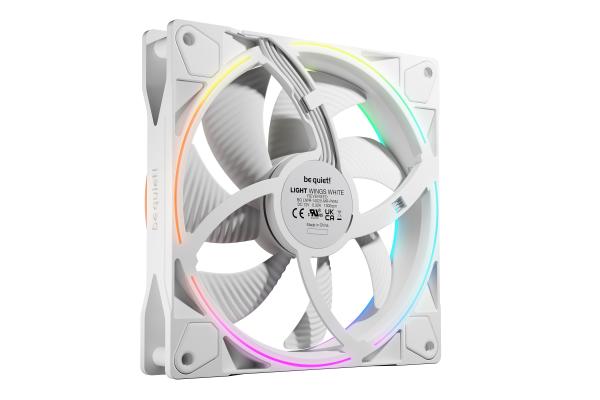 140mm be quiet! Lüfter 140*140*25 Light Wings PWM Reverse White