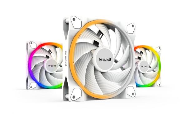 140mm be quiet! LIGHT WINGS White PWM Triple-Pack high-speed