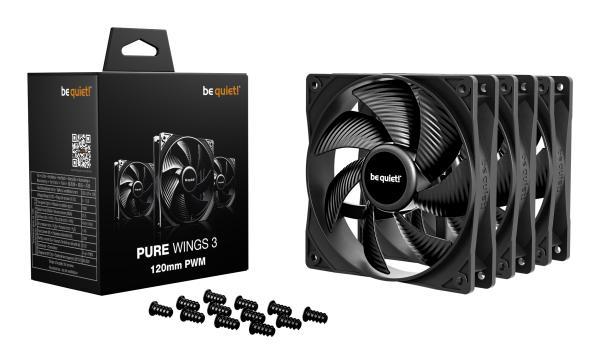 be quiet! Pure Wings 3 120mm PWM 3-Pack