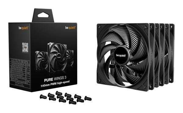 be quiet! Pure Wings 3 140mm PWM HS 3-Pack