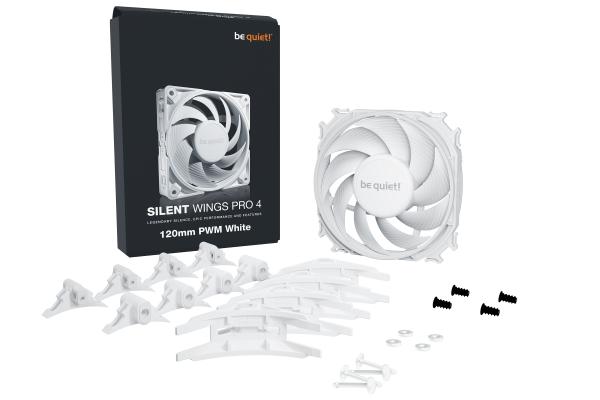 120mm be quiet! SILENT WINGS PRO 4 White PWM