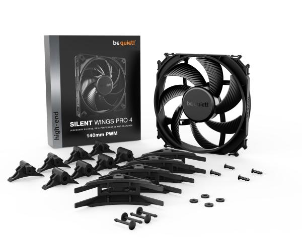 140mm be quiet! SILENT WINGS PRO 4 PWM Gehäuselüfter