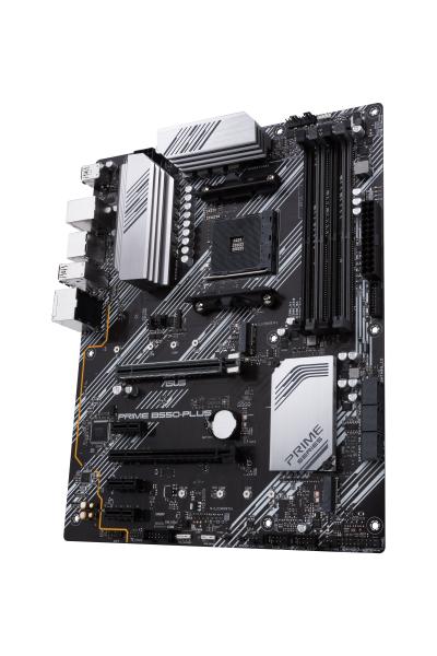 ASUS PRIME B550-PLUS Mainboard – AMD B550 Sockel AM4 ATX, DDR4 PCIe 4.0 USB 3.2 Gigabit LAN