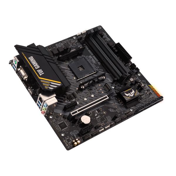 ASUS TUF GAMING A520M-PLUS II Mainboard – AMD AM4 DDR4 M.2 micro-ATX Aura Sync