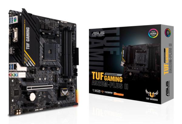 MB ASUS TUF GAMING A520M-PLUS II (AMD.AM4.DDR4.mATX) Mainboard