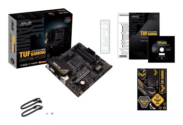 MB ASUS TUF GAMING A520M-PLUS II (AMD.AM4.DDR4.mATX) Mainboard
