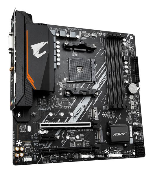 Gigabyte B550M AORUS Elite AX (B550.AM4.mATX.DDR4)