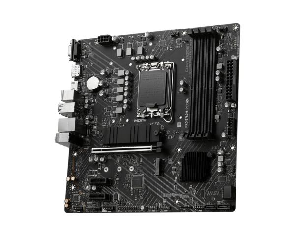 MSI PRO B760M-P DDR4 Mainboard – Intel B760 LGA 1700 micro ATX 128GB DDR4 2× M.2 2.5 Gb LAN