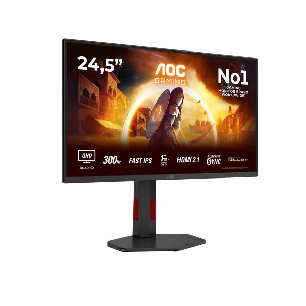 62,2cm 24,5" AOC Q25G4SR 16:09 2xHDMI+DP black/red