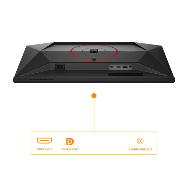 62,2cm 24,5" AOC Q25G4SR 16:09 2xHDMI+DP black/red