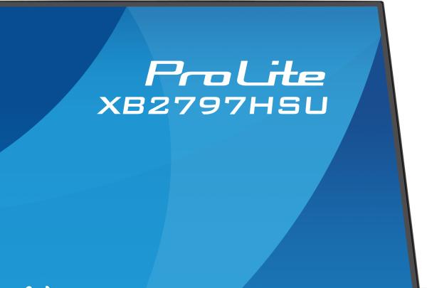 iiyama ProLite XB2797HSU-B1 68,6cm/27" (1920x1080) 16:9 IPS 4ms 120Hz HDMI DisplayPort USB VESA Speaker Black