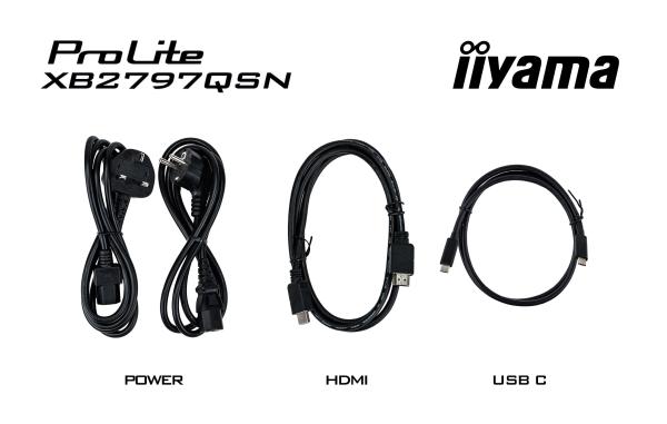 IIYAMA 68.6cm (27") XB2797QSN-B1 16:9 HDMI+DP+USB-C IPS