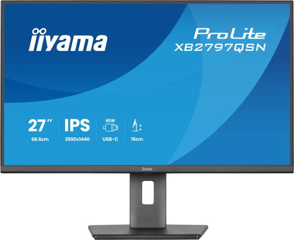IIYAMA 68.6cm (27") XB2797QSN-B1 16:9 HDMI+DP+USB-C IPS