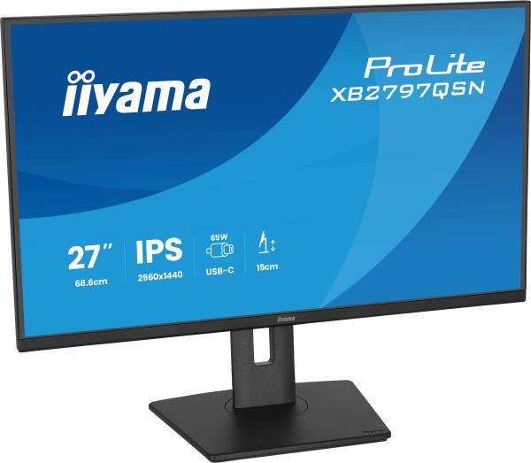 IIYAMA 68.6cm (27") XB2797QSN-B1 16:9 HDMI+DP+USB-C IPS