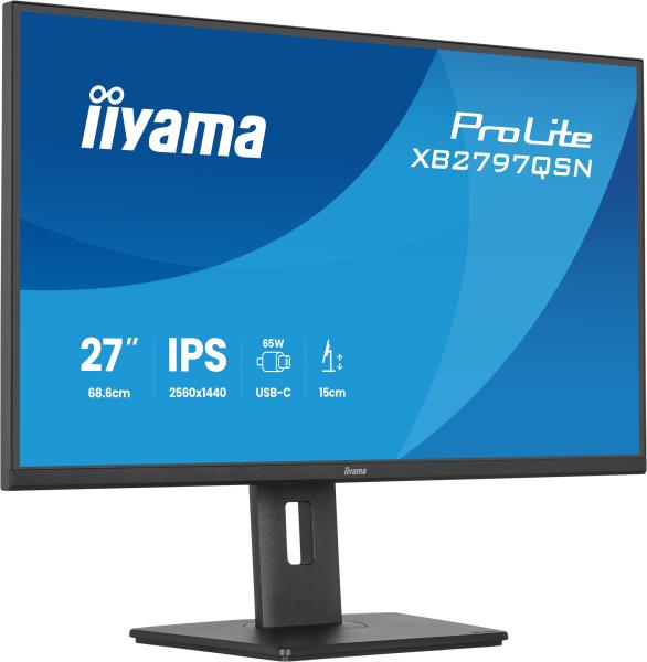 IIYAMA 68.6cm (27") XB2797QSN-B1 16:9 HDMI+DP+USB-C IPS