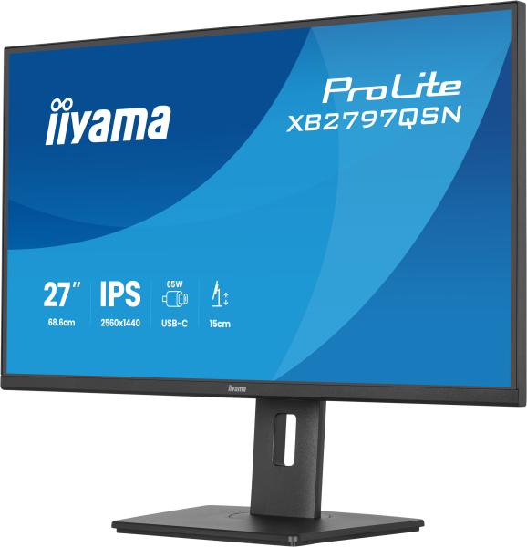 IIYAMA 68.6cm (27") XB2797QSN-B1 16:9 HDMI+DP+USB-C IPS