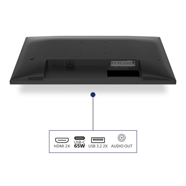 68,6cm/27" (3840x2160) Philips 27E1N1900AE 16:9 4K UHD IPS HDR10 4ms 60Hz 2xHDMI USB-C Speaker Black