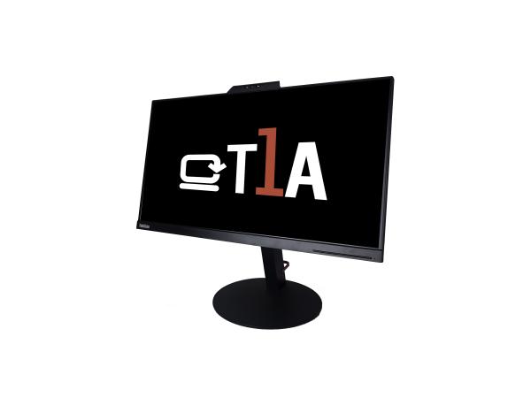 Lenovo ThinkVision T24v-10 23,8" Full HD Monitor mit IR-Kamera – Refurbished von T1A | HDMI DP VGA | IPS-Panel