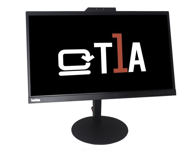 Lenovo ThinkVision T24v-10 23,8" Full HD Monitor mit IR-Kamera – Refurbished von T1A | HDMI DP VGA | IPS-Panel