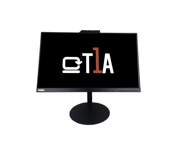 Lenovo ThinkVision T24v-10 23,8" Full HD Monitor mit IR-Kamera – Refurbished von T1A | HDMI DP VGA | IPS-Panel