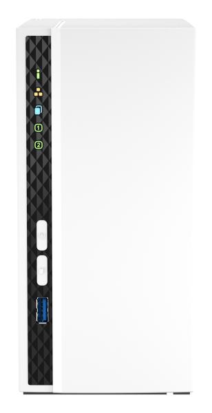 QNAP TS-233 NAS 2-Bay – Quad-Core 2.0GHz, 2GB RAM, Weiß | Private Cloud & Multimedia-Server