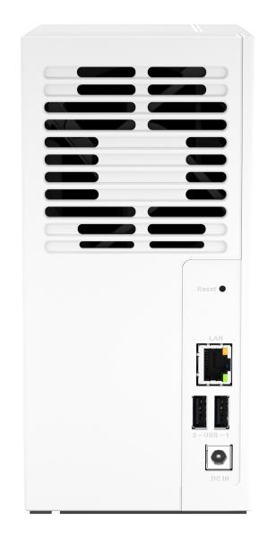 QNAP TS-233 NAS 2-Bay – Quad-Core 2.0GHz, 2GB RAM, Weiß | Private Cloud & Multimedia-Server