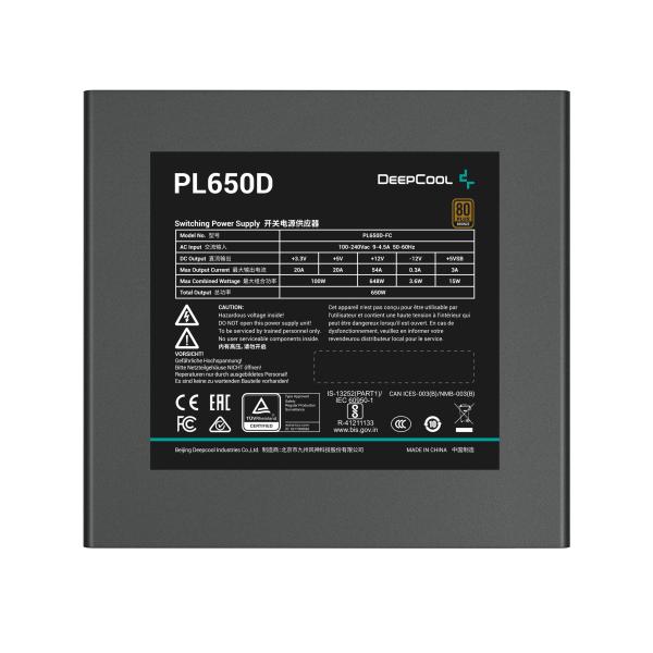 DeepCool PL650D – 650 Watt ATX-Netzteil Schwarz