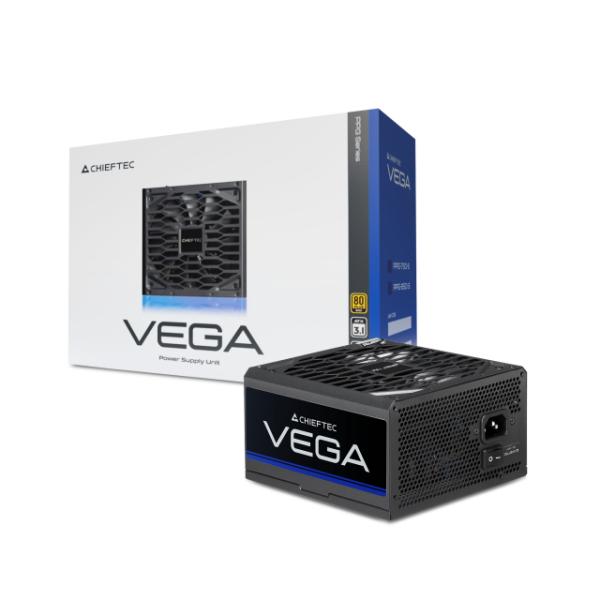 Chieftec Vega PPG-850-S Netzteil 850W | ATX 3.1 | 20+4 Pin | 80PLUS® Gold | Schwarz