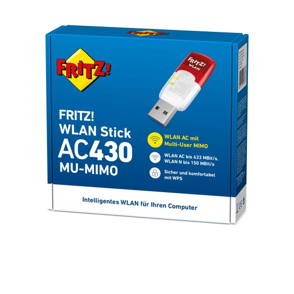 FRITZ!WLAN USB Stick AC 430 MU-MIMO