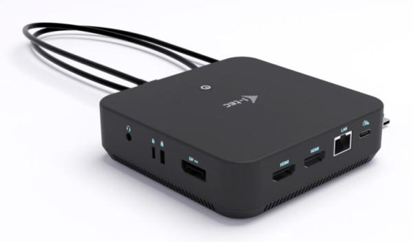 i-tec USB-C DP Dual HDMI Docking Station C31TRIPLEVIDEODPPRO 100W Power Delivery