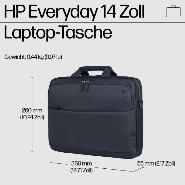 HP Everyday 35,56cm 14Zoll Odyssey Gray Laptop Bag