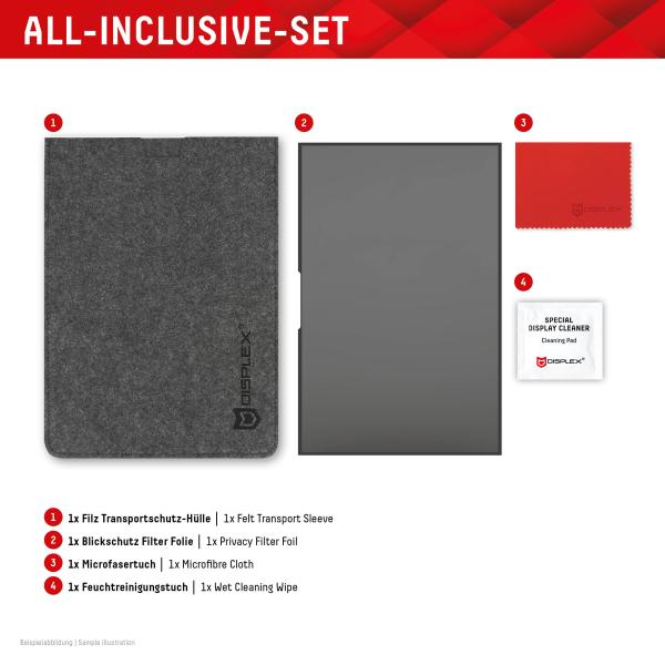 DISPLEX Privacy Safe Blickschutzfilter Uni (randlos)13,3", 16:10