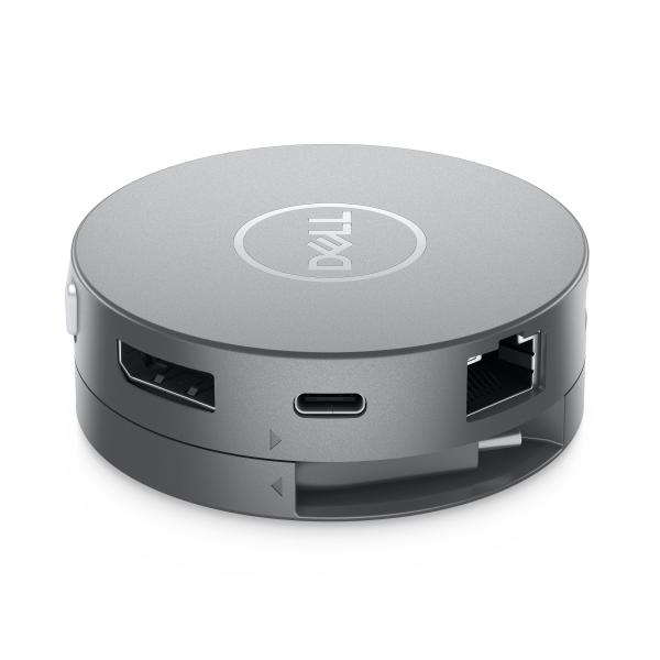 Dell DA310 7-in-1 USB-C Travel Adapter – Mobile Dockingstation mit HDMI, DP, VGA, RJ45 & Power Delivery