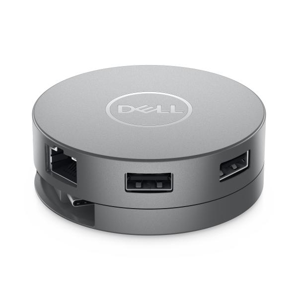 Dell DA310 7-in-1 USB-C Travel Adapter – Mobile Dockingstation mit HDMI, DP, VGA, RJ45 & Power Delivery