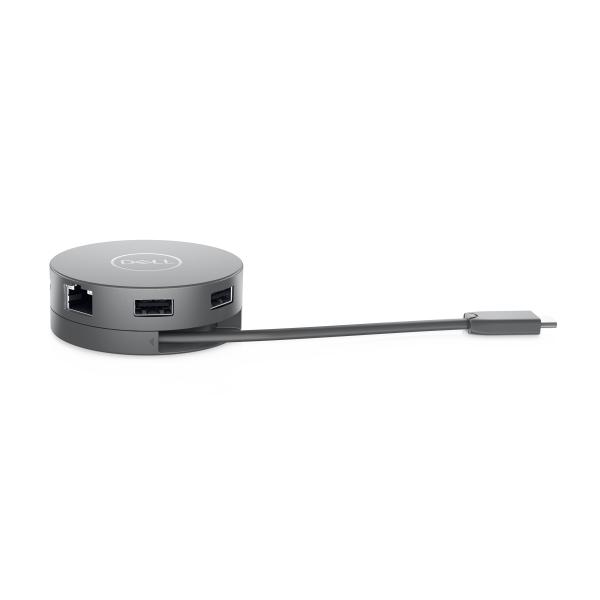 Dell DA310 7-in-1 USB-C Travel Adapter – Mobile Dockingstation mit HDMI, DP, VGA, RJ45 & Power Delivery