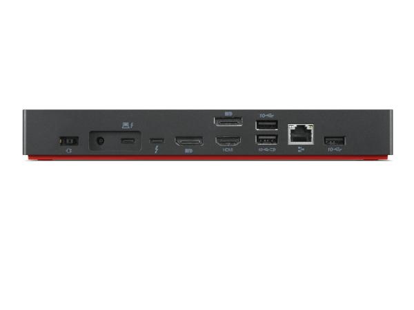 Lenovo ThinkPad Thunderbolt 4 Workstation Dock 300W – Dockingstation mit 40 Gbit/s 2x 4K/1x 8K Display-Support 300W Stromversorgung