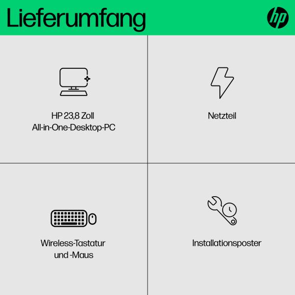 AIO HP All-in-One Touch PC 24-cr0241ng 23,8 i3 N300/8GB/512SSD/W11 Home