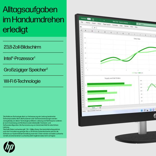 AIO HP All-in-One Touch PC 24-cr0241ng 23,8 i3 N300/8GB/512SSD/W11 Home