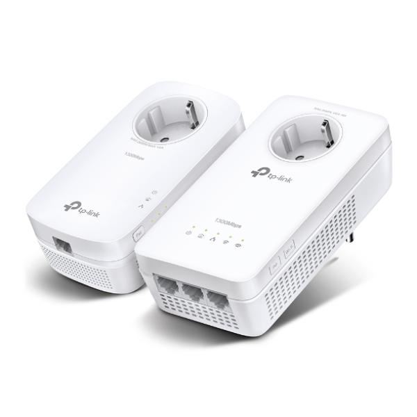 INTD TP-LINK Powerline TL-WPA8631P Kit AV1300-AC1200-Gigabit-WLAN-Powerline-KIT mit Steckdose