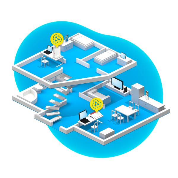 AVM FRITZ!Repeater 3000 AX – WLAN Repeater mit Wi-Fi 6 Triband Mesh & bis zu 4200 Mbit/s