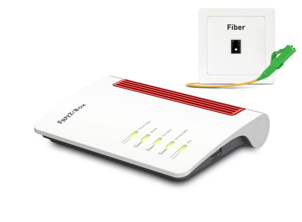 AVM FRITZ!Box 5530 Fiber – Glasfaser WLAN-Router mit Wi-Fi 6 Dual-Band & Gigabit Ethernet