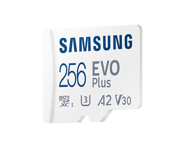 256GB Samsung EVO Plus Speicherkarte MicroSDXC 130MB/s +Adapter