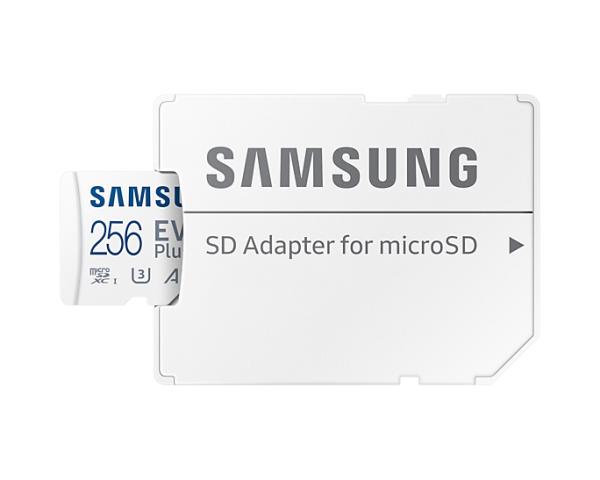 256GB Samsung EVO Plus Speicherkarte MicroSDXC 130MB/s +Adapter