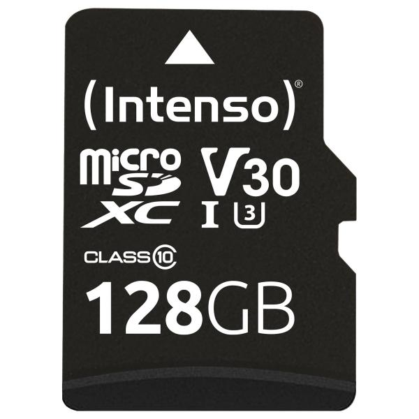 Intenso 128GB MicroSDXC Speicherkarte Professional inkl. SD Adapter