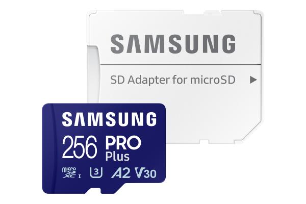 CARD 256GB Samsung Pro Plus microSD UHS-I U3 Full HD 4K UHD