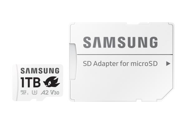 Samsung Sonic the Hedgehog microSDXC 1TB inklusiv Adapter