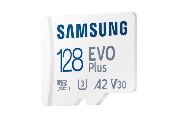 CARD 128GB Samsung EVO PLUS microsdxc UHS-I U3 inkl. SD Adapter