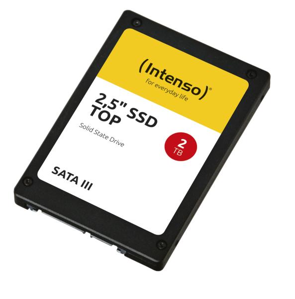 2TB Intenso Top Performance 2,5" interne SSD SATA III – schnelle Festplatte für PC & Notebook