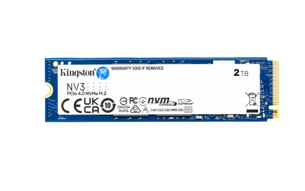 2TB Kingston NV3 M.2 interne SSD NVMe PCIe 4.0