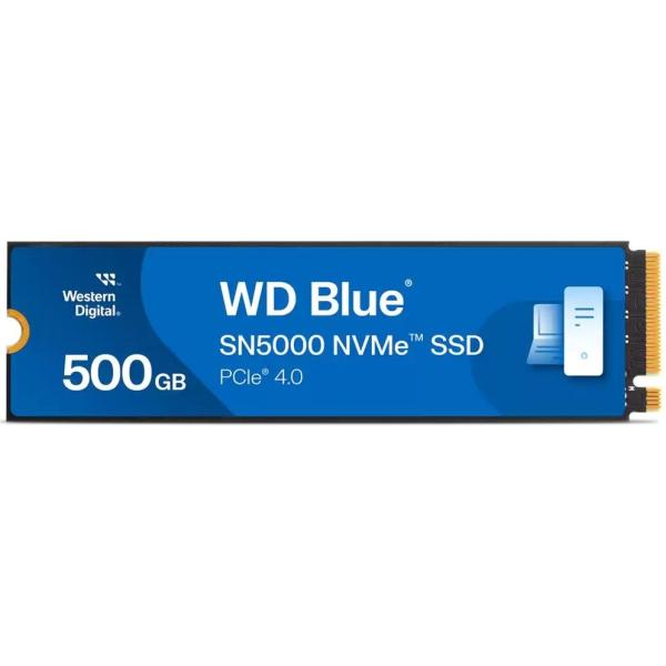 WD Blue SN5000 M.2 SSD 500 GB – 5000 MB/s Lesen 4000 MB/s Schreiben PCIe 4.0 NVMe